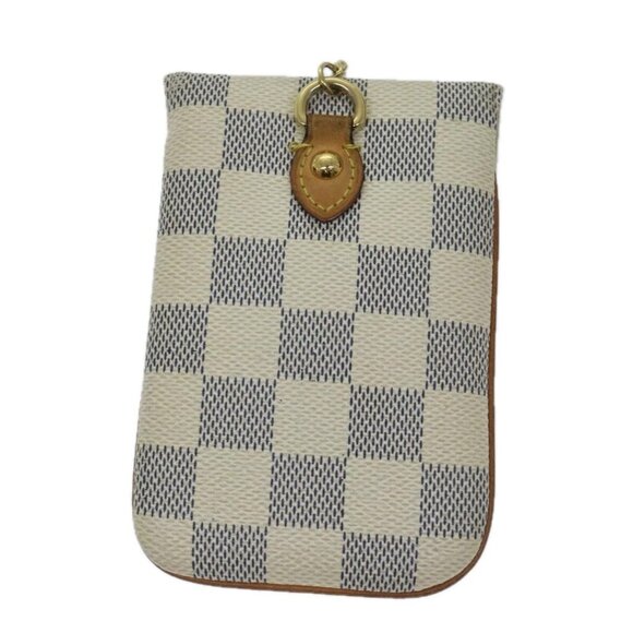 LOUIS VUITTON Damier Azur Etui Telephonne MM Cell Phone Case - Picture 2 of 16